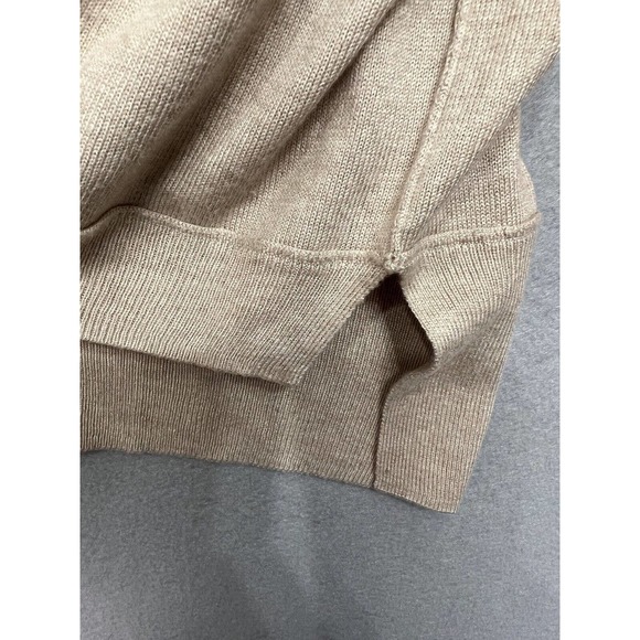 Vertical Design Women’s Dolman Tan/Orange Long Sleeve Sweater Top ~Size Large - Picture 13 of 14